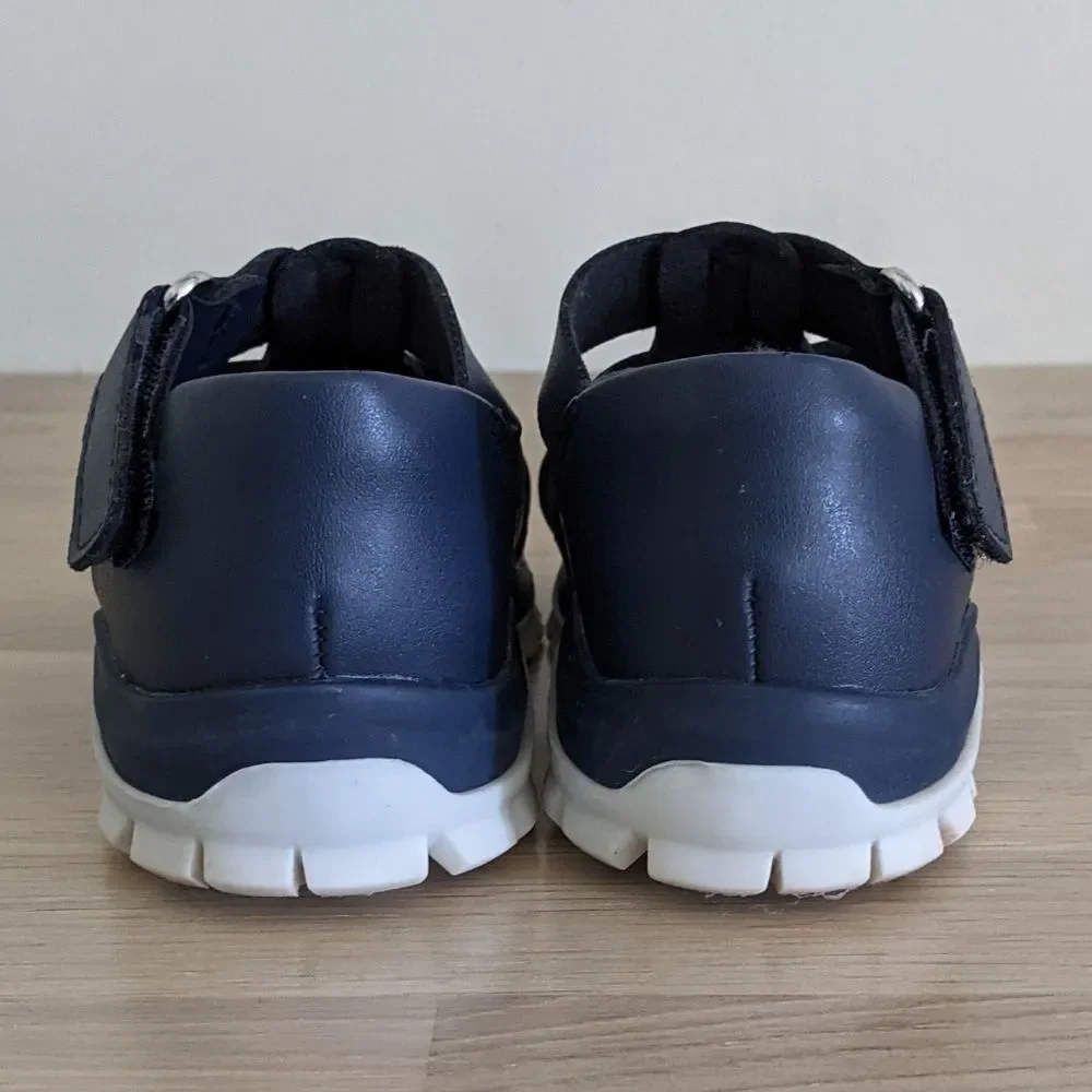 Zara Navy Blue Fisherman Sandals Toddler Girl Size 5